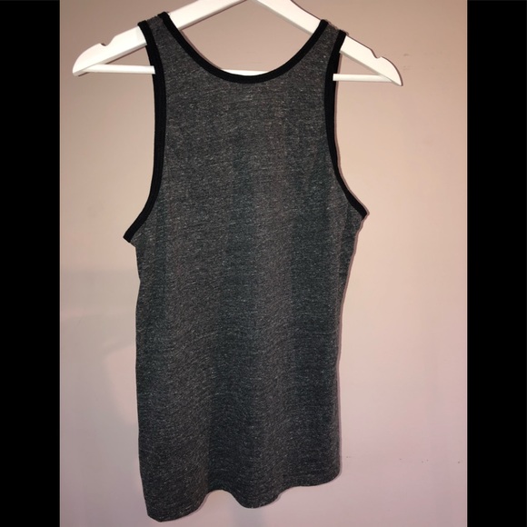 Old Navy Grey with Black Border Tank top - Picture 2 of 3